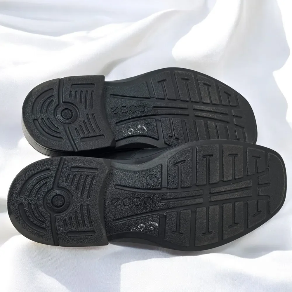 ECCO Oxford Dress Shoes‎ Men 44 (10US) Black Comfort Cap Toe Casual Business