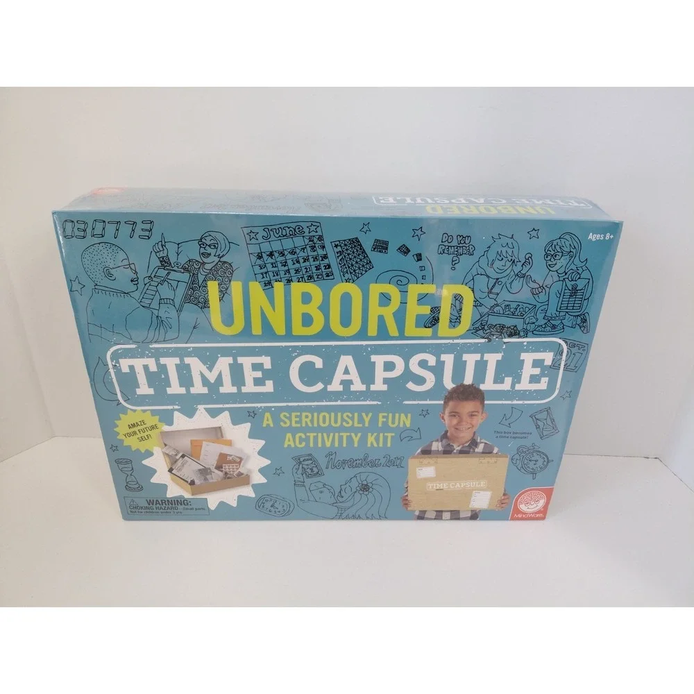 Unbored TIME‎ CAPSULE A Seriously Fun Activity Kit MindWare  Ages 8+ Sealed NEW