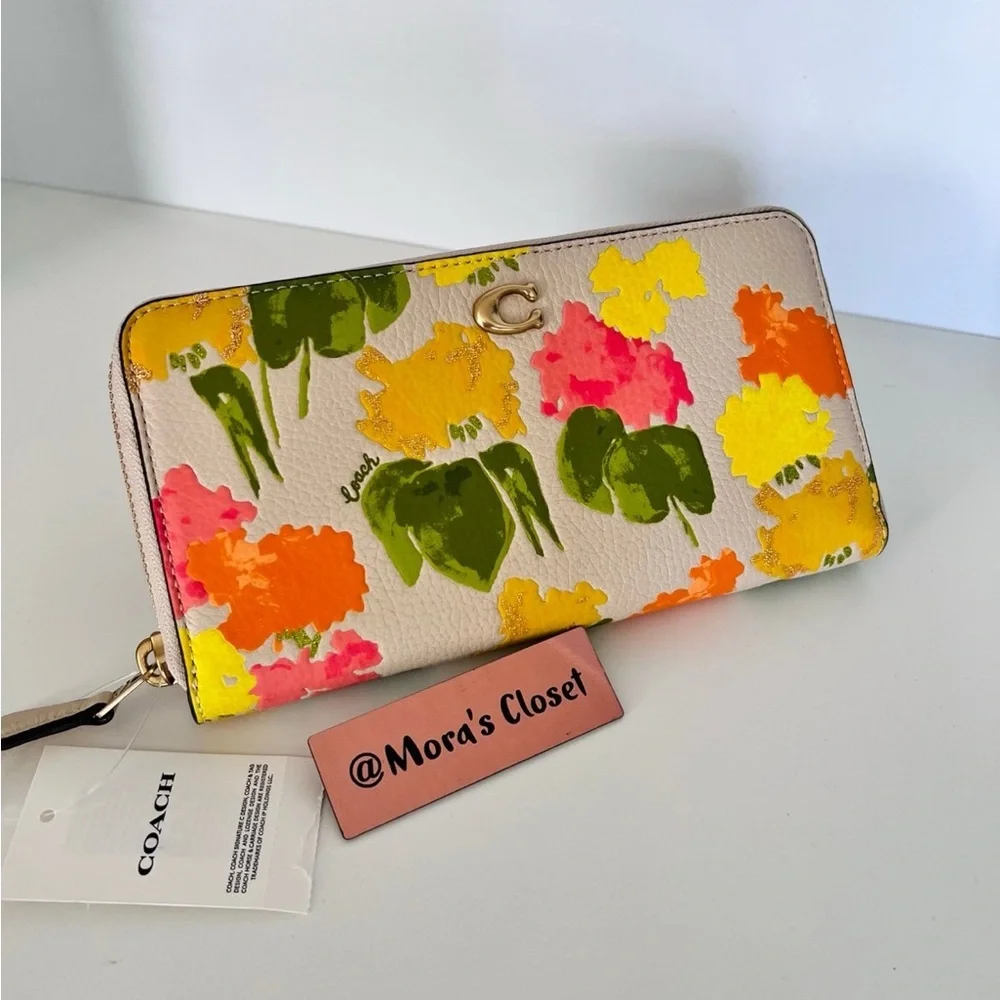 Coach Colorful Floral Women's Wallet