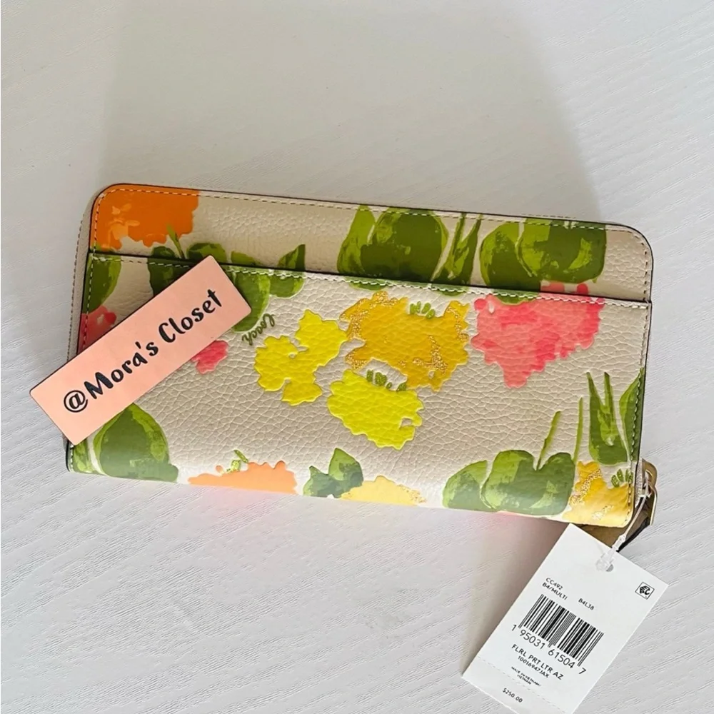 Coach Colorful Floral Women's Wallet