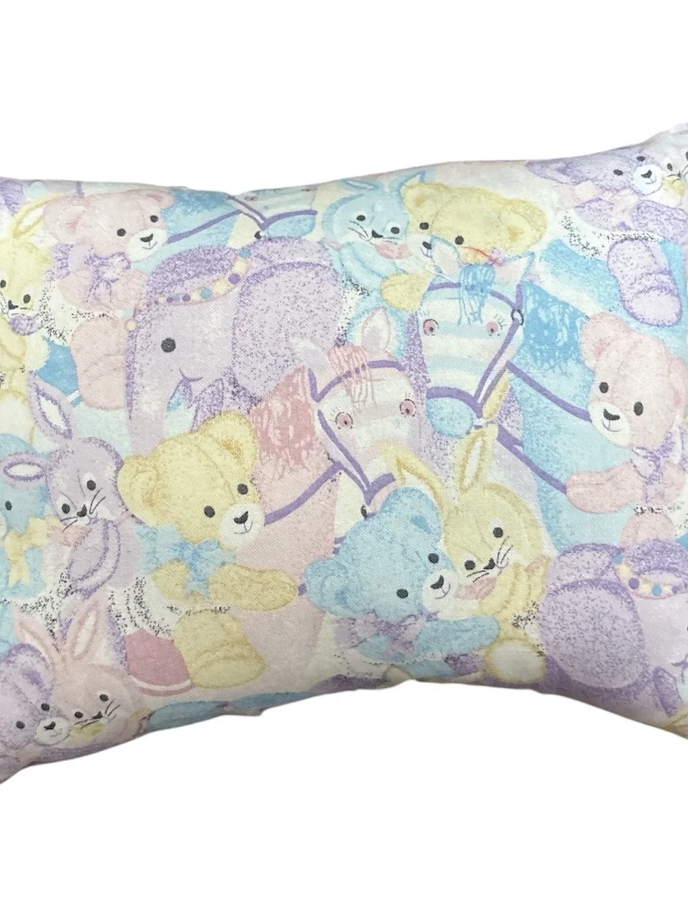 Blooming Love Pastel Baby Animal Accent Pillow