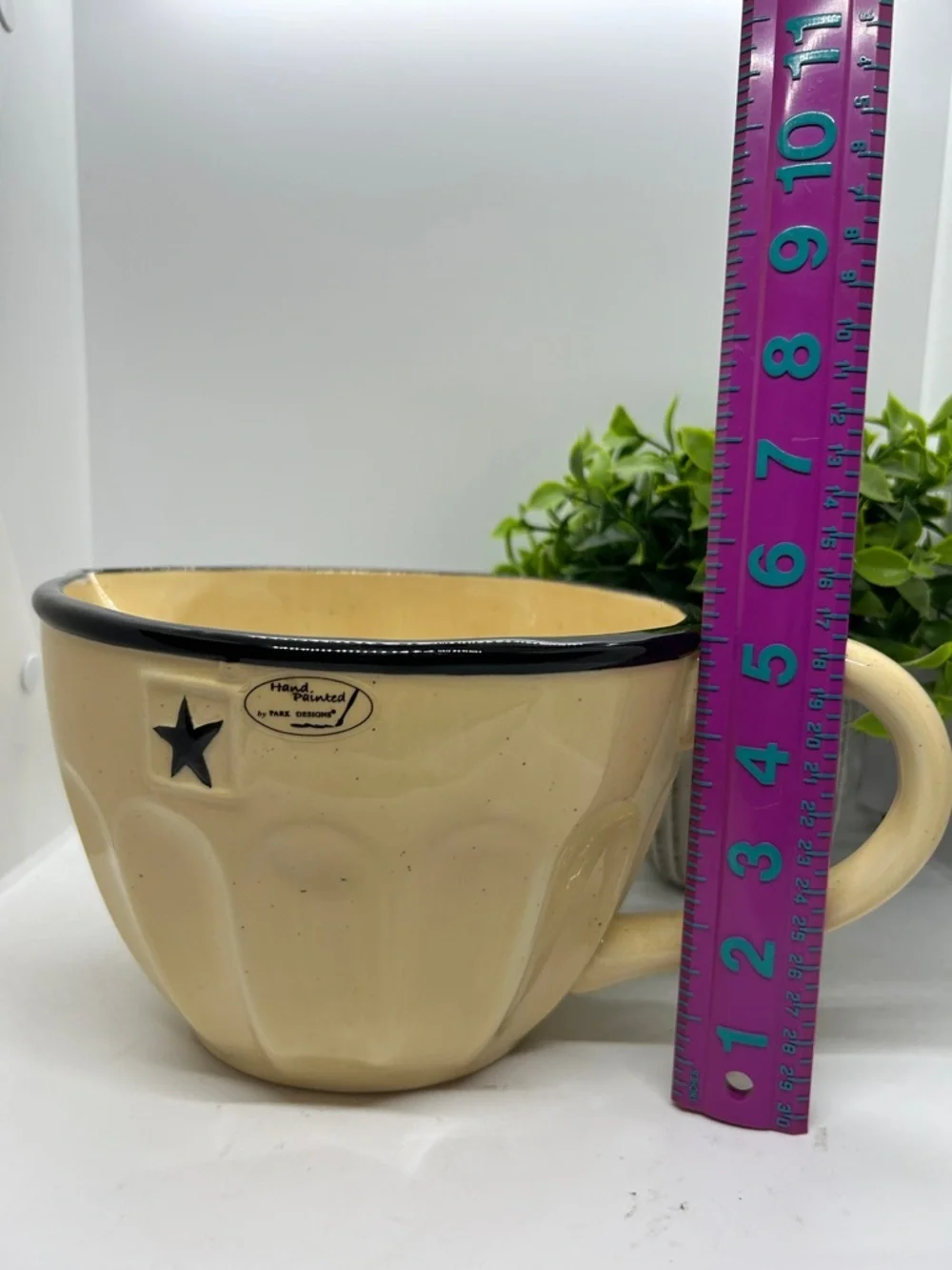 Park Designs Black Star Batter Bowl RARE FIND Brand New Unused