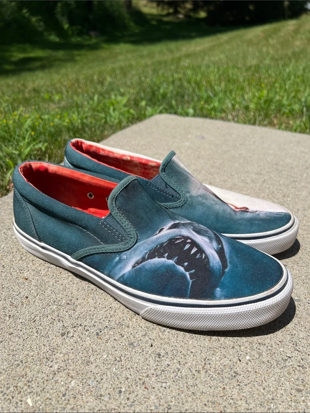Sperry canvas slip
