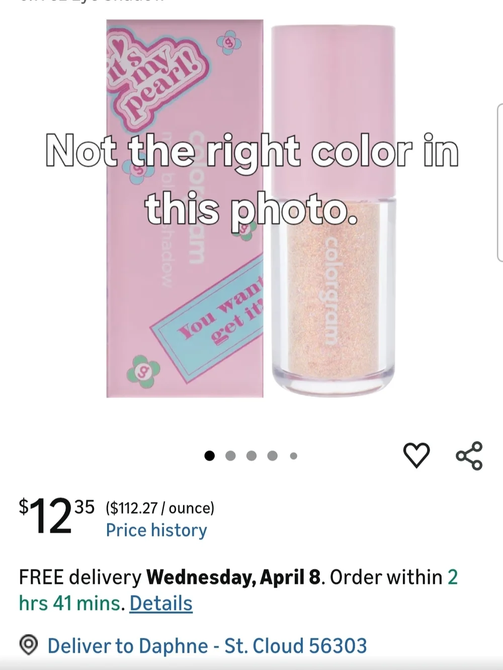 N/A colorgram milk