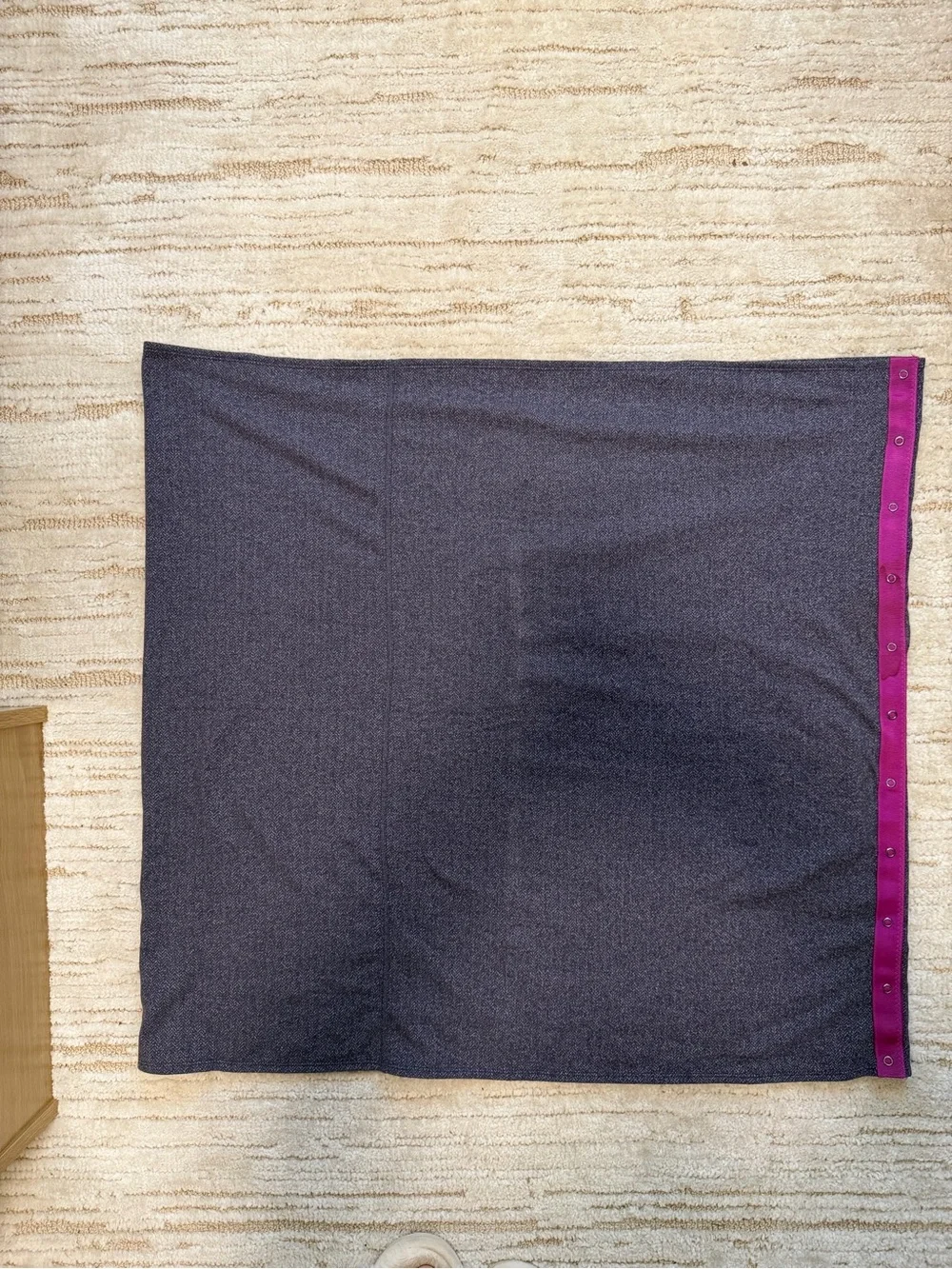 Lululemon Vinyasa Snap Scarf Convertible Wrap Shawl OS Purple Heathered