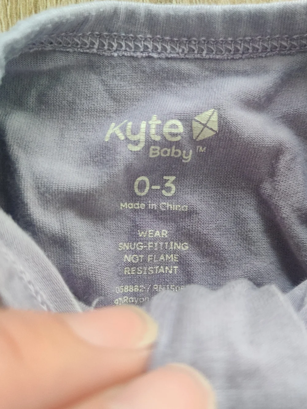 Kyte BABY soft simple bodysuit