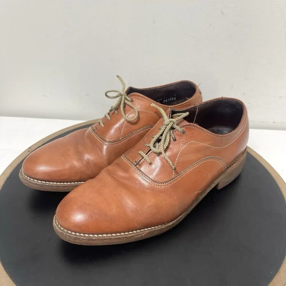 Baxter Beacon Hill Collection Oxford Shoes Men 9 M Brown Leather Brogue Derby‎