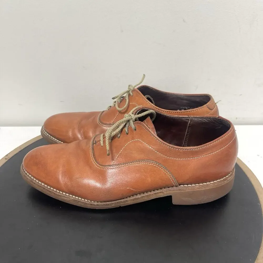 Baxter Beacon Hill Collection Oxford Shoes Men 9 M Brown Leather Brogue Derby‎