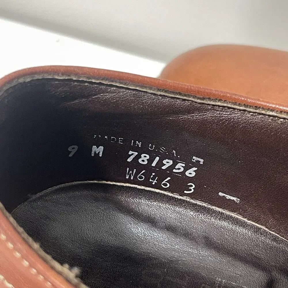 Baxter Beacon Hill Collection Oxford Shoes Men 9 M Brown Leather Brogue Derby‎
