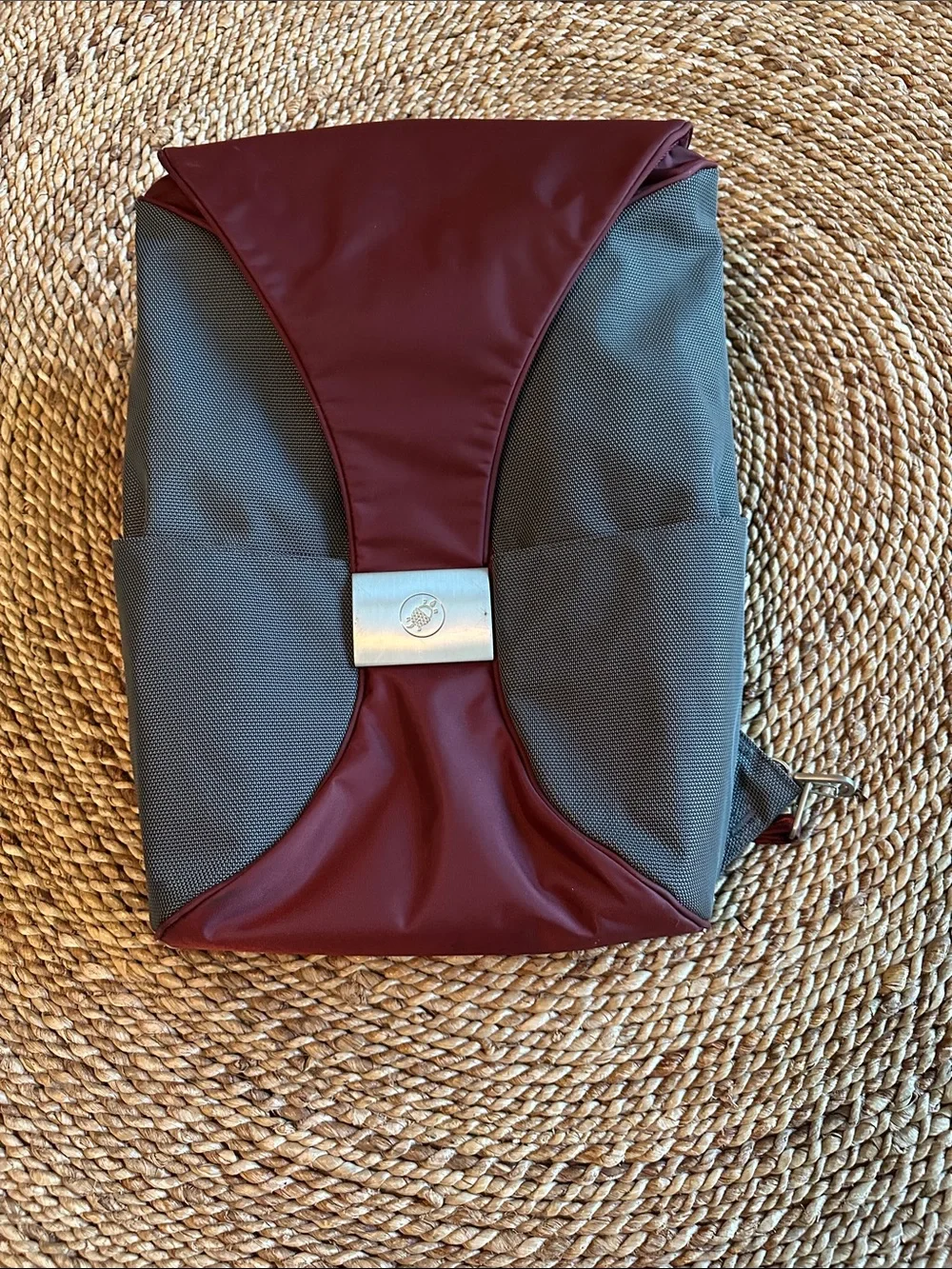 Pacsafe B200 daily Two-Tone Grey & Burgundy Backpack