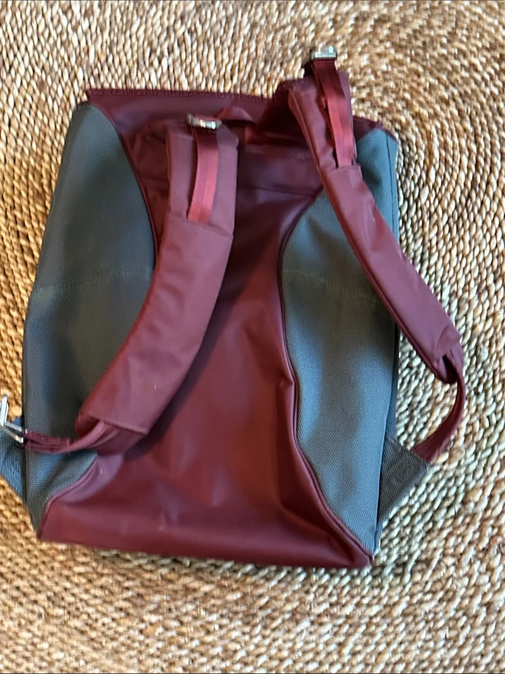 Pacsafe B200 daily Two-Tone Grey & Burgundy Backpack