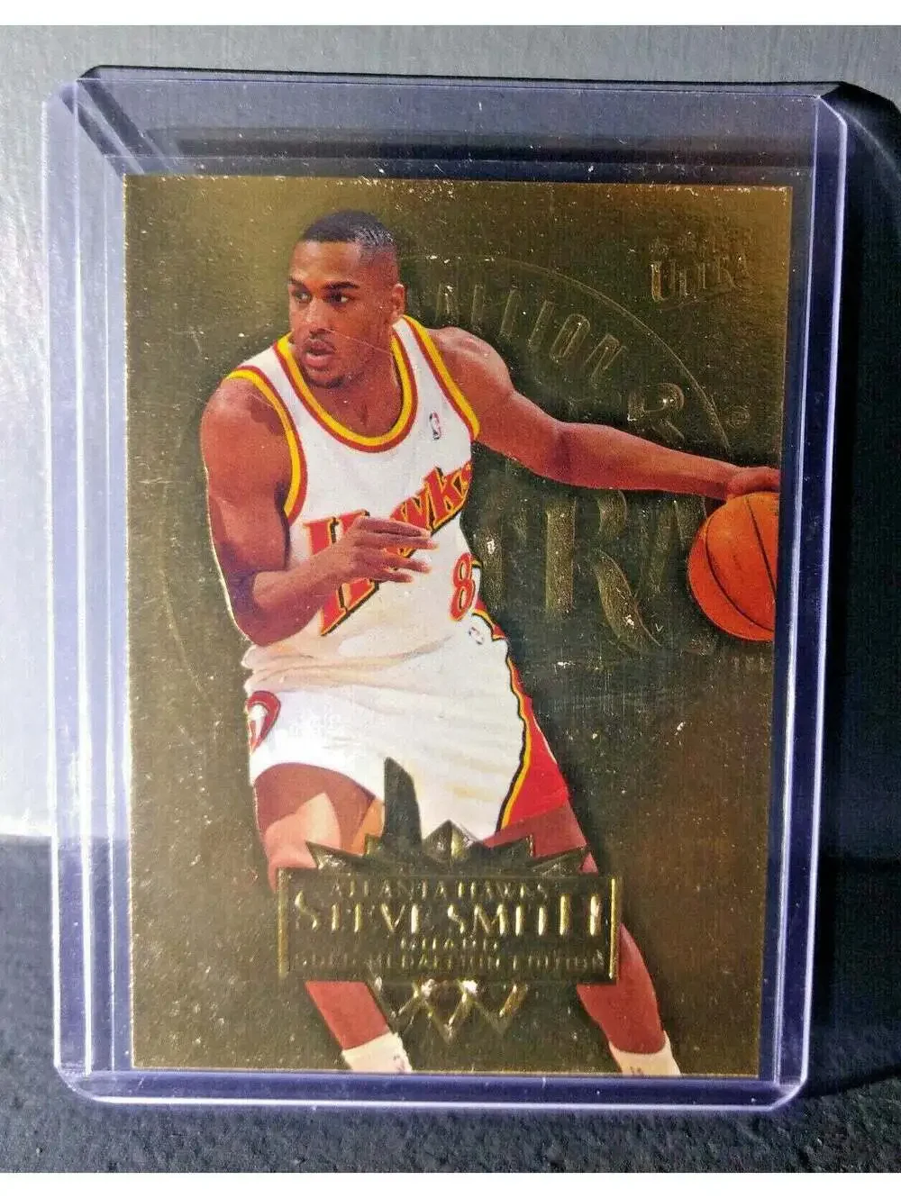 1995-96 Steve Smith Fleer Ultra Gold Medallion #7 Basketball Card