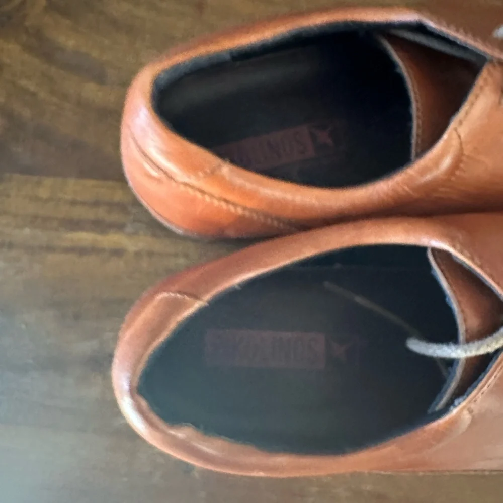 PIKOLINOS Brown Leather Oxford Shoes with Classic Design Size 45‎