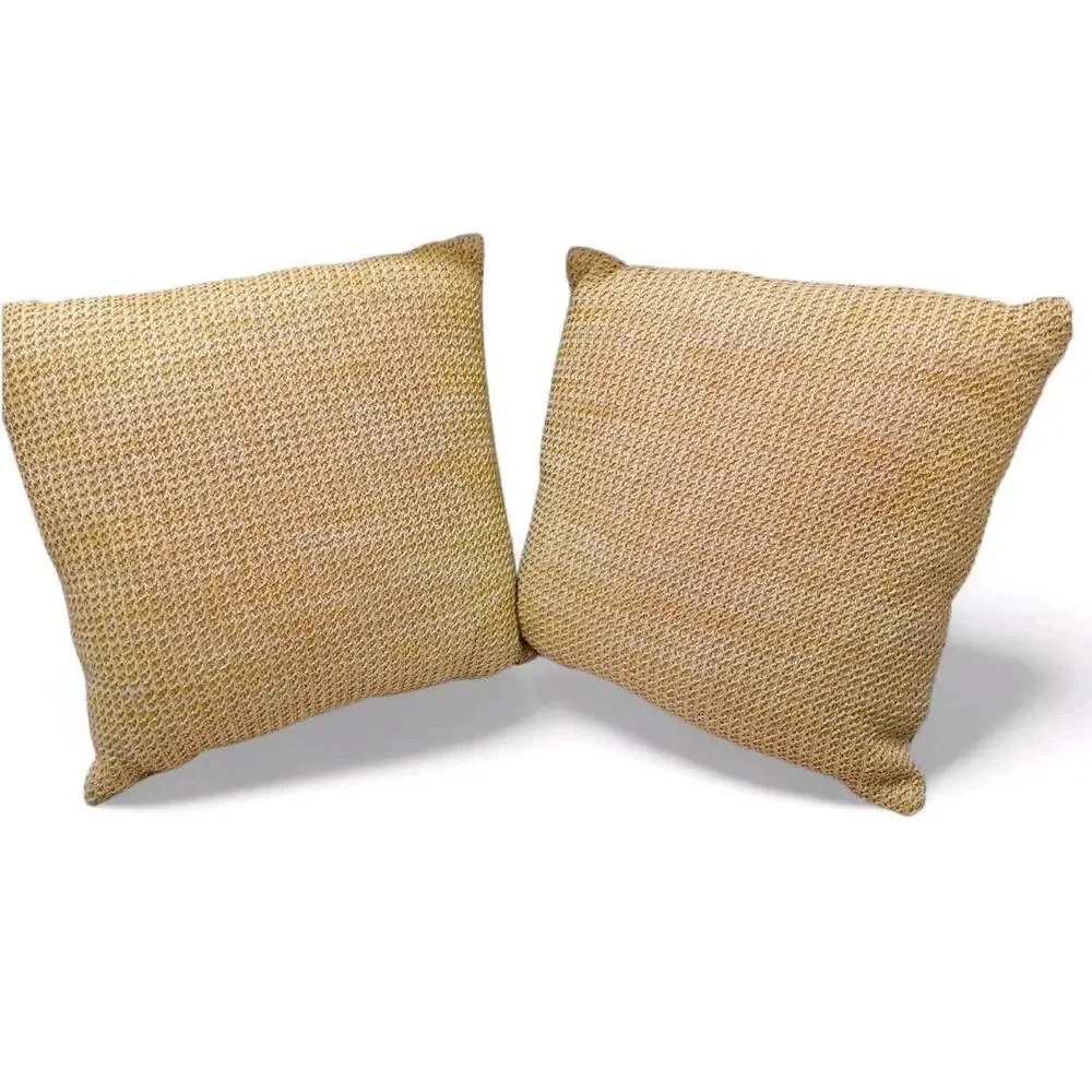 2 Set TOMMY BAHAMA‎ Tropical Leaf Throw Pillow Indoor Outdoor 16 X 16 Blue Green