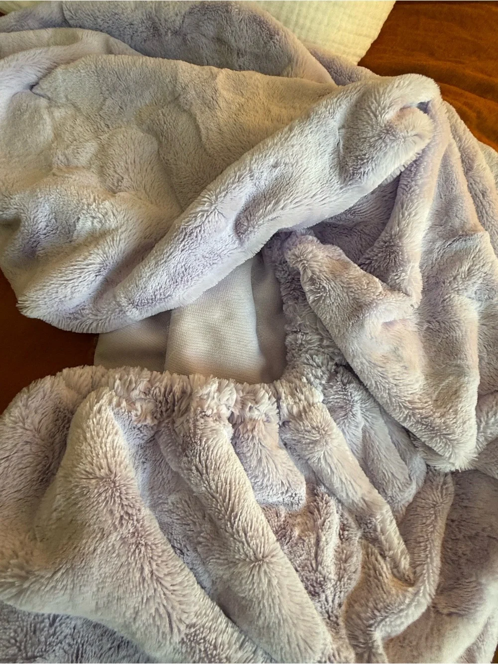Minky crib sheet Lavender -Soft Baby Bedding