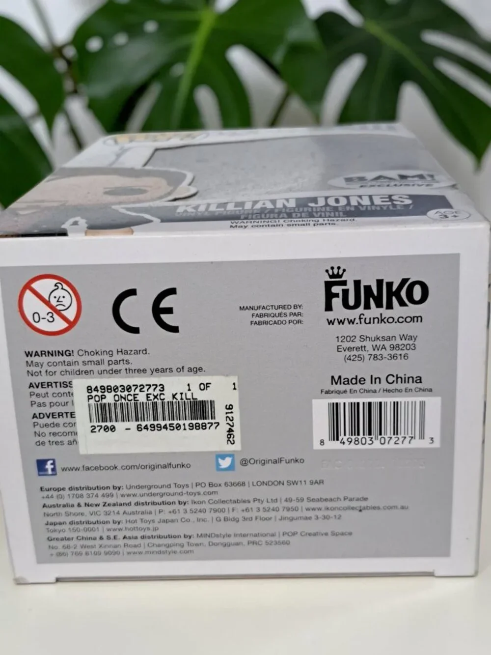 Funko never removed