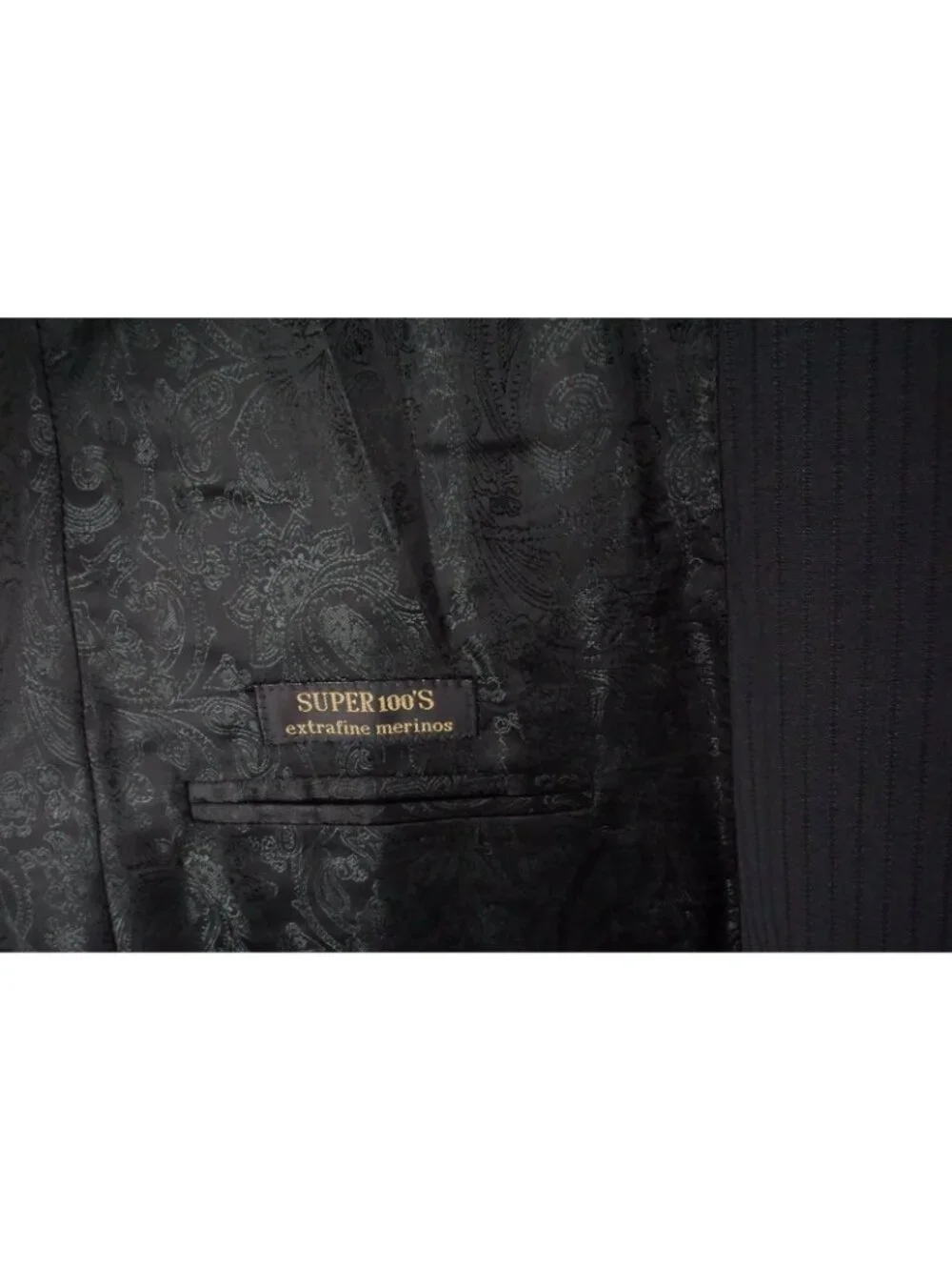Corneliani Cerim Dark Gray Striped Wool 3 Pc Suit Jacket Pant Vest 44R Brand New