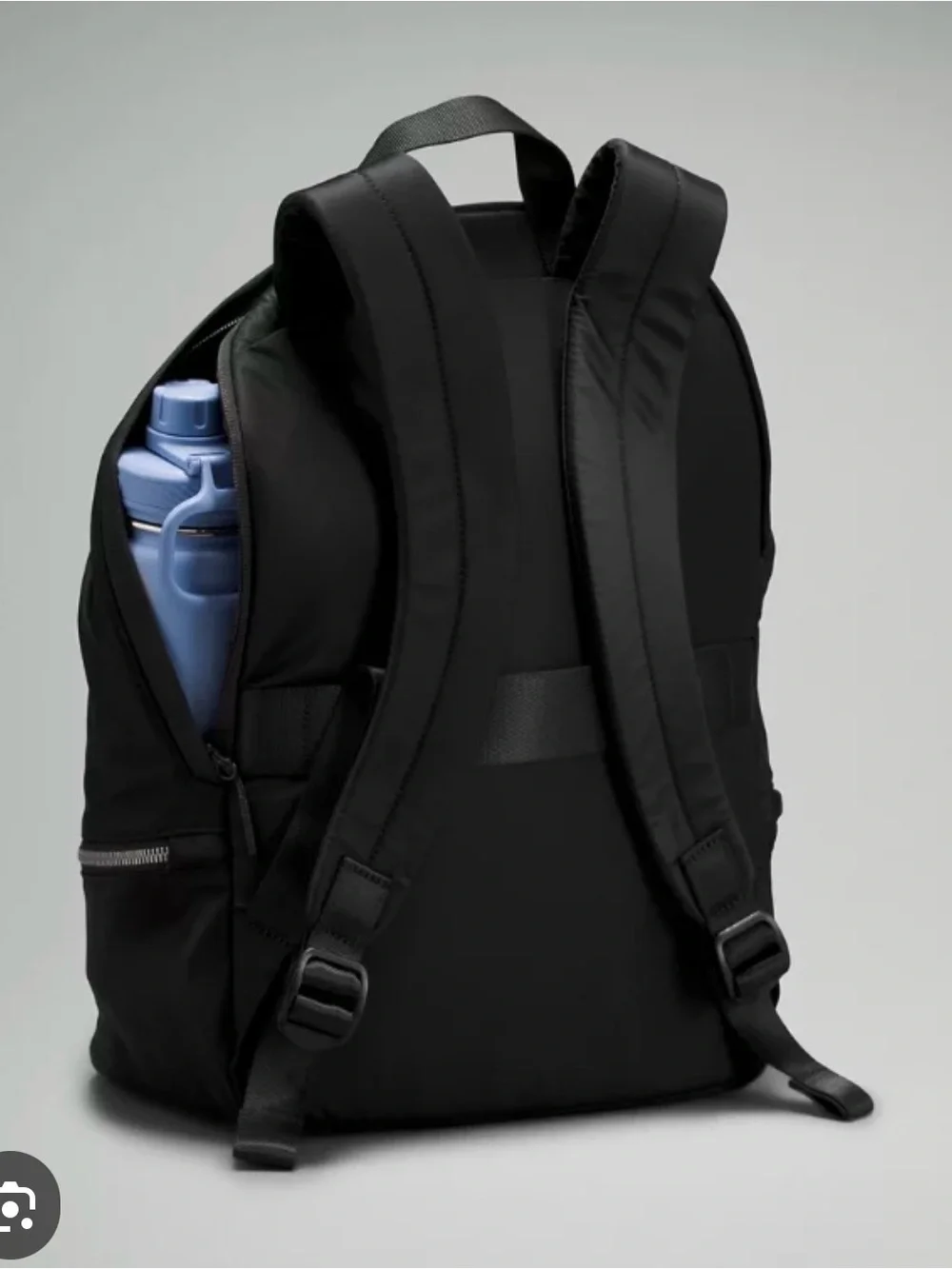 NFS Black Zip-Accent Backpack