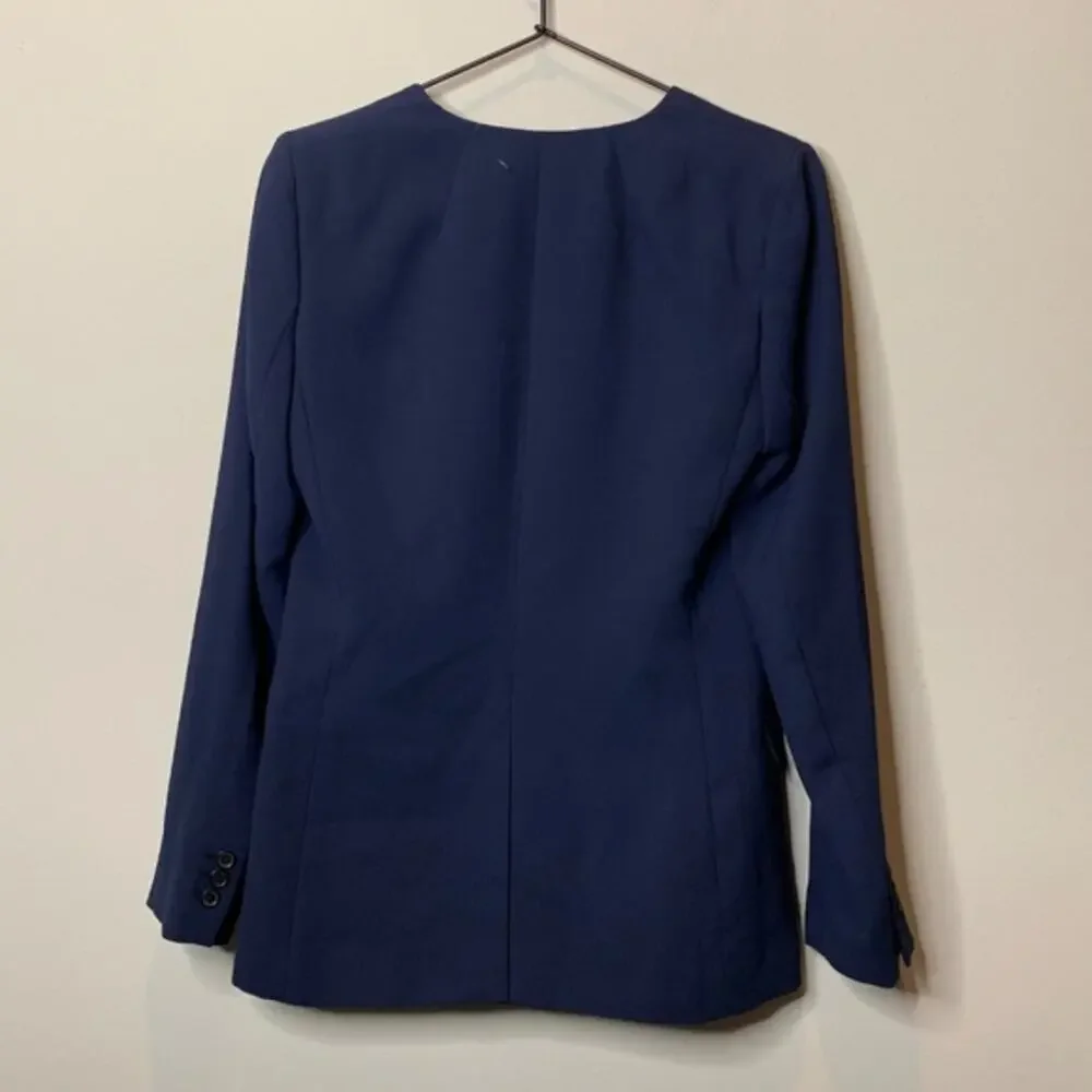 J Crew French Girl Blazer in 365 Crepe Navy Size‎ 2