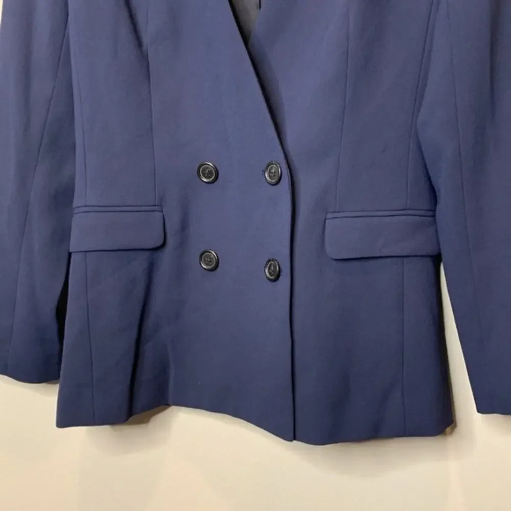 J Crew French Girl Blazer in 365 Crepe Navy Size‎ 2