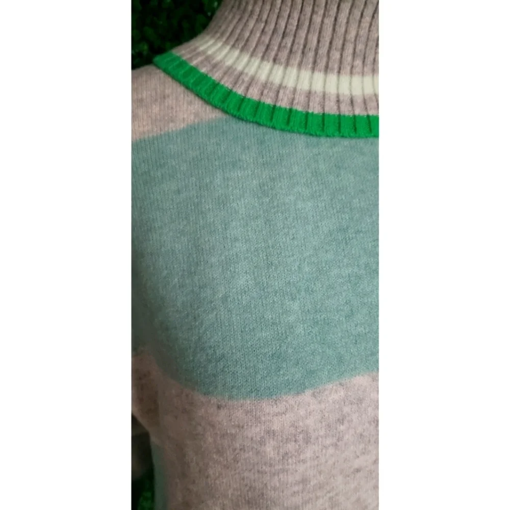 35. J.Crew Striped turtleneck sweater in Supersoft yarn