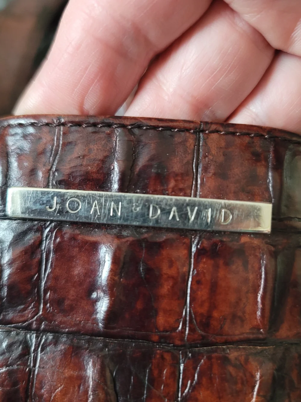 Joan & David structured crocodile
