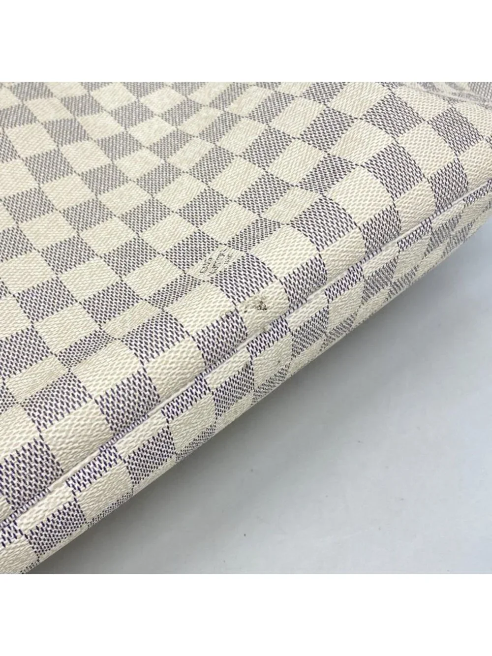 Louis Vuitton Tote Damier Azur Neverfull MM White