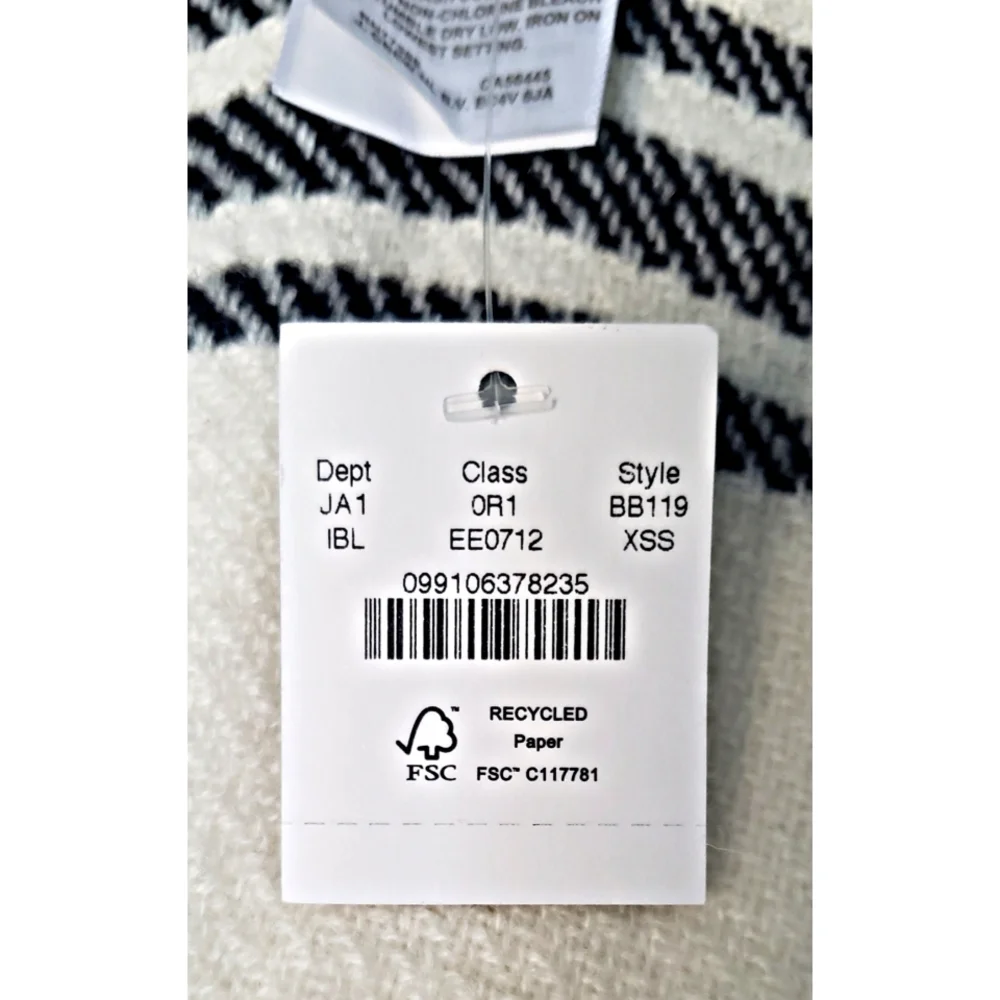 J. Crew Reversible blanket poncho