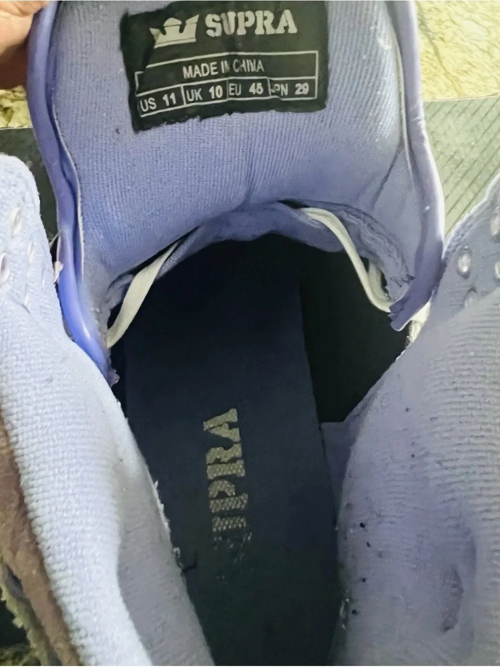 Supra Skytop Chad Muska Pro Purple Tie Dye (Limited) US  Size 11 w/box RARE