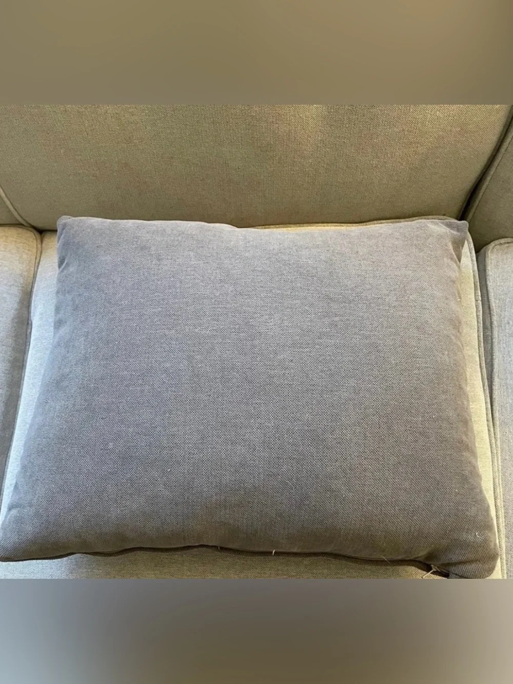 Decorative Geometric and Solid Throw Pillows in Blue and Gray—Down Throw Pillows