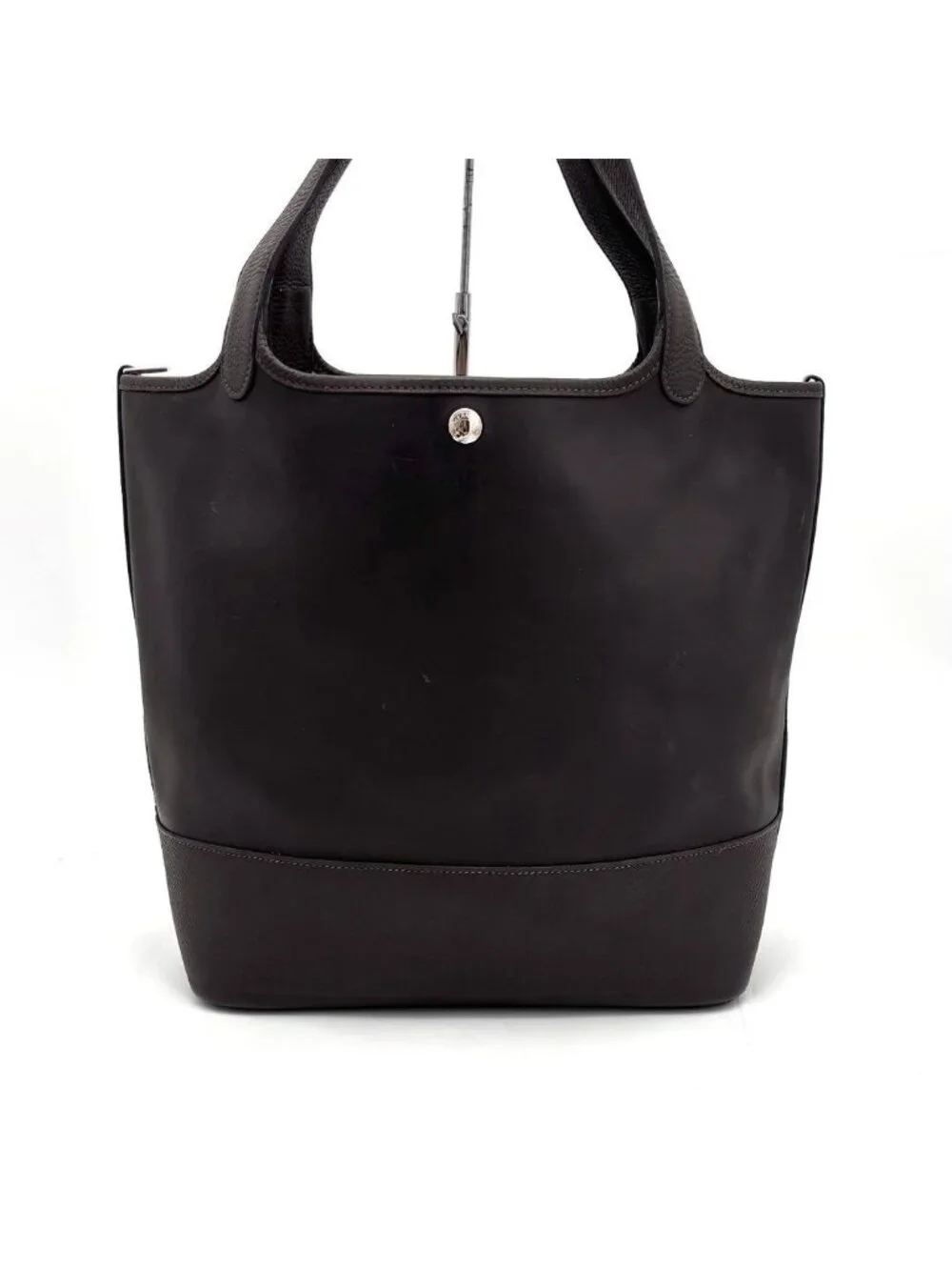 Hermes Picotin GM Long Tote Dark Brown Amazonia