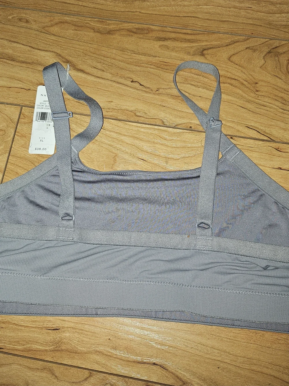 Natori Light Gray Kids Seamless Crop Bralette