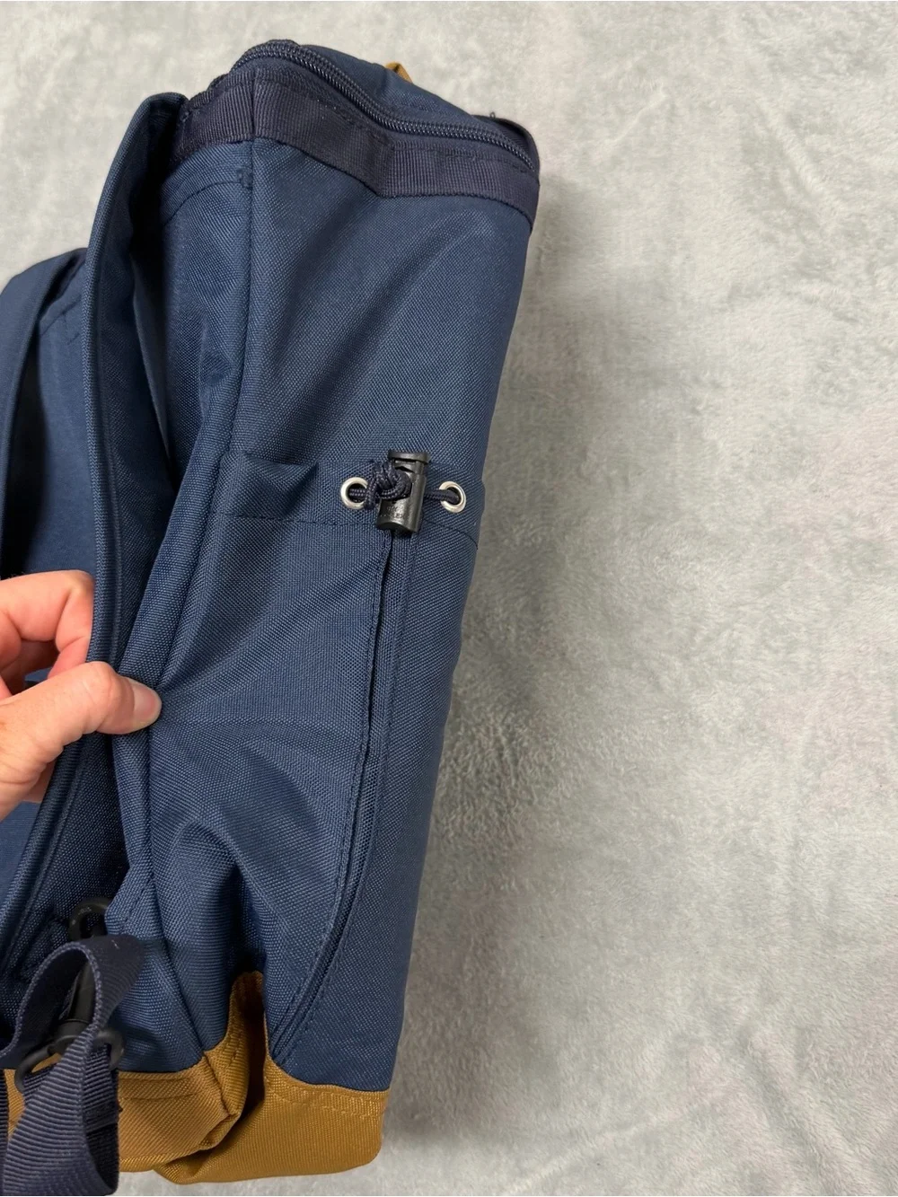 Eddie Bauer Navy Blue 20L Bygone Insulated Backpack Cooler Top Zip Hiking Picnic