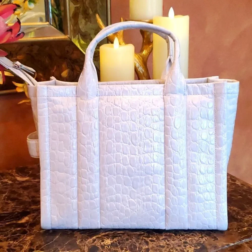 MARC JACOB Small,BRAND NEW! Tote, Croc Print Patent Leather. NWT!