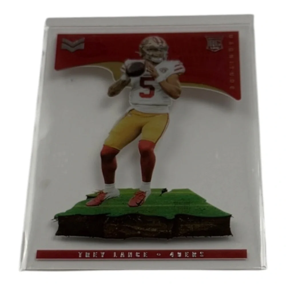 2021 Panini Chronicles Trey Lance Magnitude RC Acetate Rookie Card MAG-3 49ers