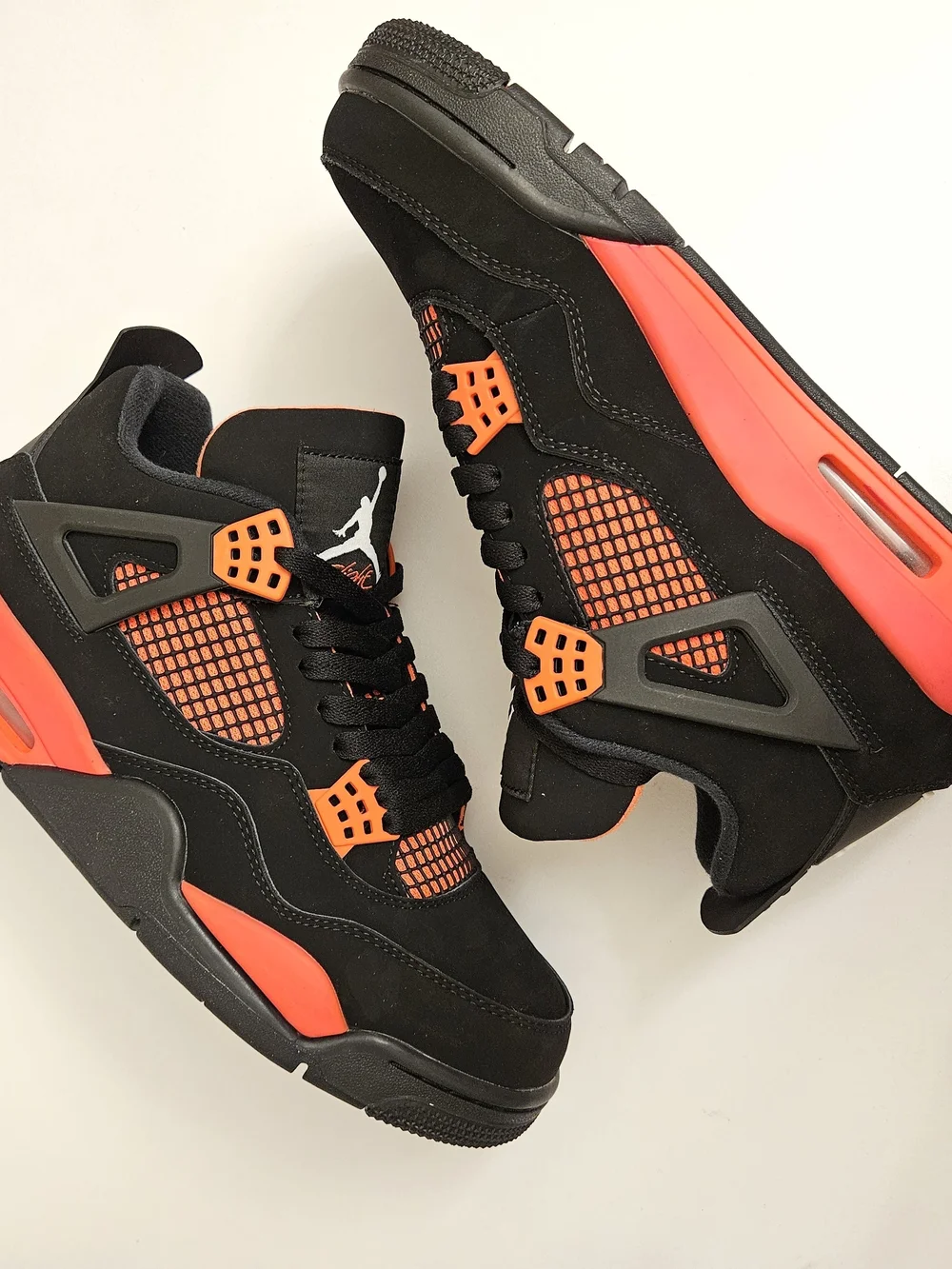 Air Jordan 4 Retro 'Red Thunder' Mens 10 CT8527-016 Streetwear Black Crimson