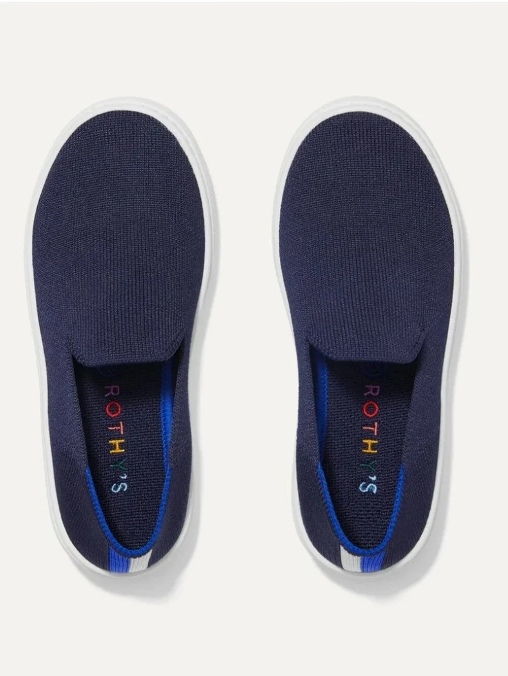 Rothy's Kids Navy Slip-On Sneakers