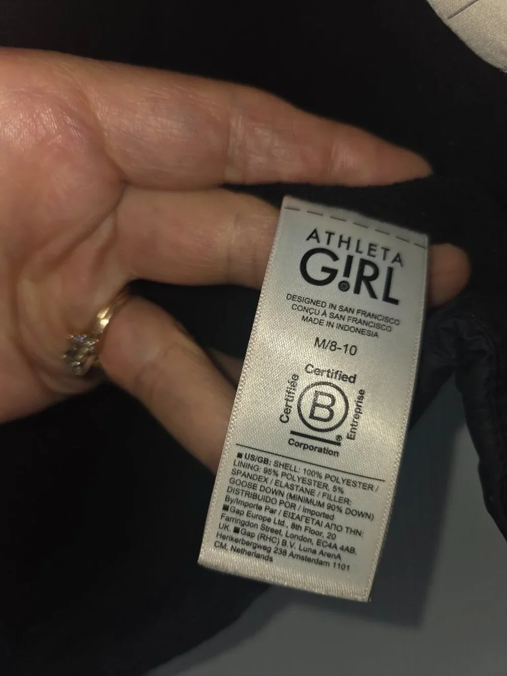Athleta girl snow