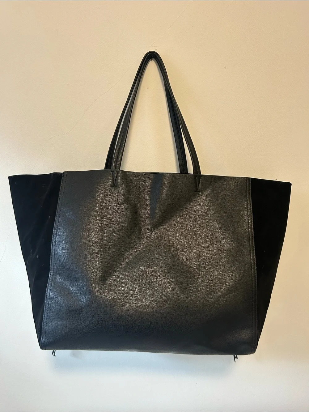 Victoria's Secret Black Fringe Tote Bag