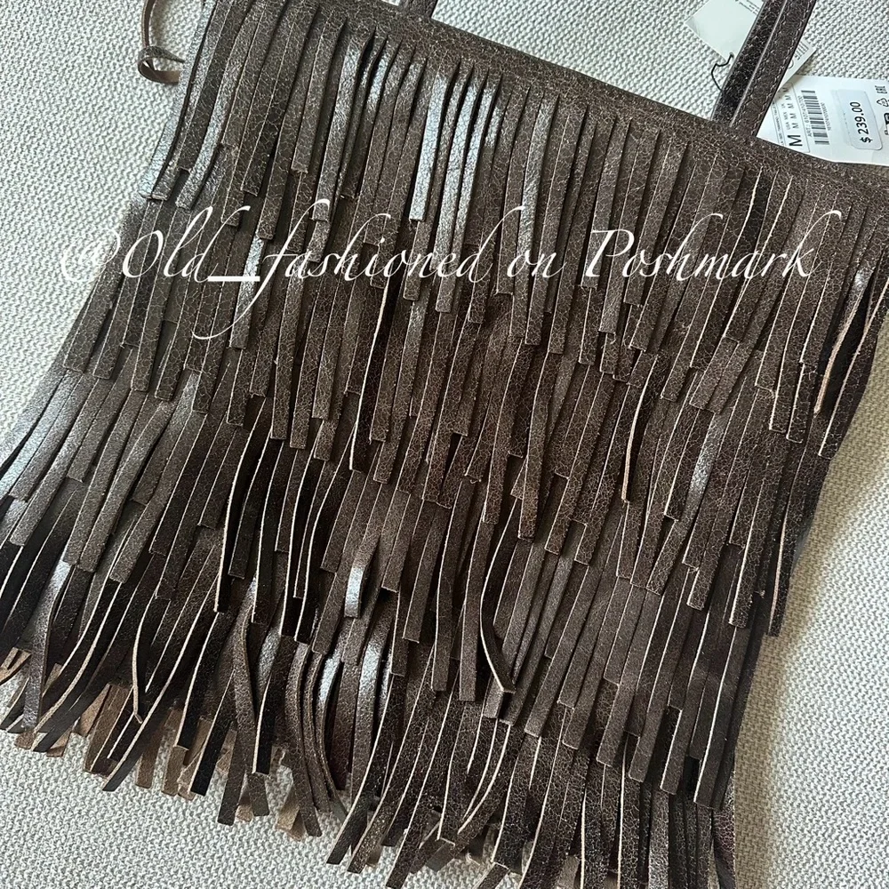 ZARA Fringed Leather Bag