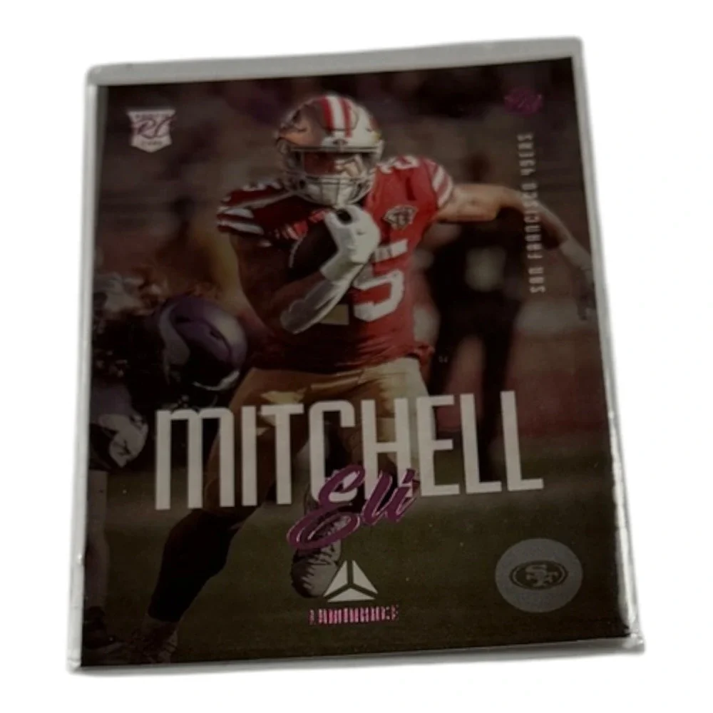 2021 Panini Chronicles Luminance Eli Mitchell Rookie Card 220 SF 49ers NFL