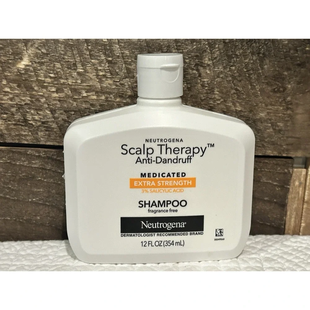 Neutrogena Scalp Therapy Anti-Dandruff Extra Strength‎ Shampoo, EXP 06/2027, NEW