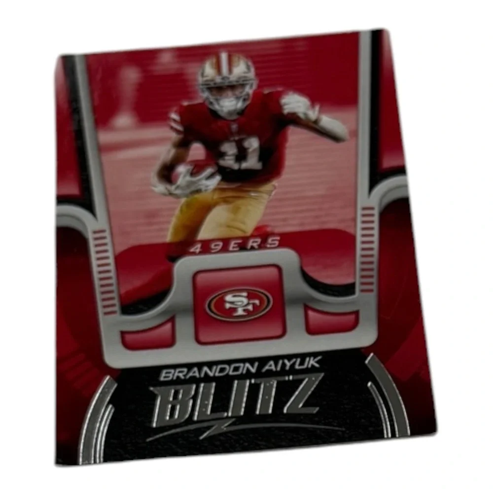 2021 Panini Playbook Brandon Aiyuk Blitz Insert San Francisco 49ers No. BTZ-BAI