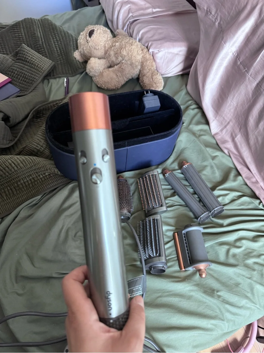 Dyson branded hair