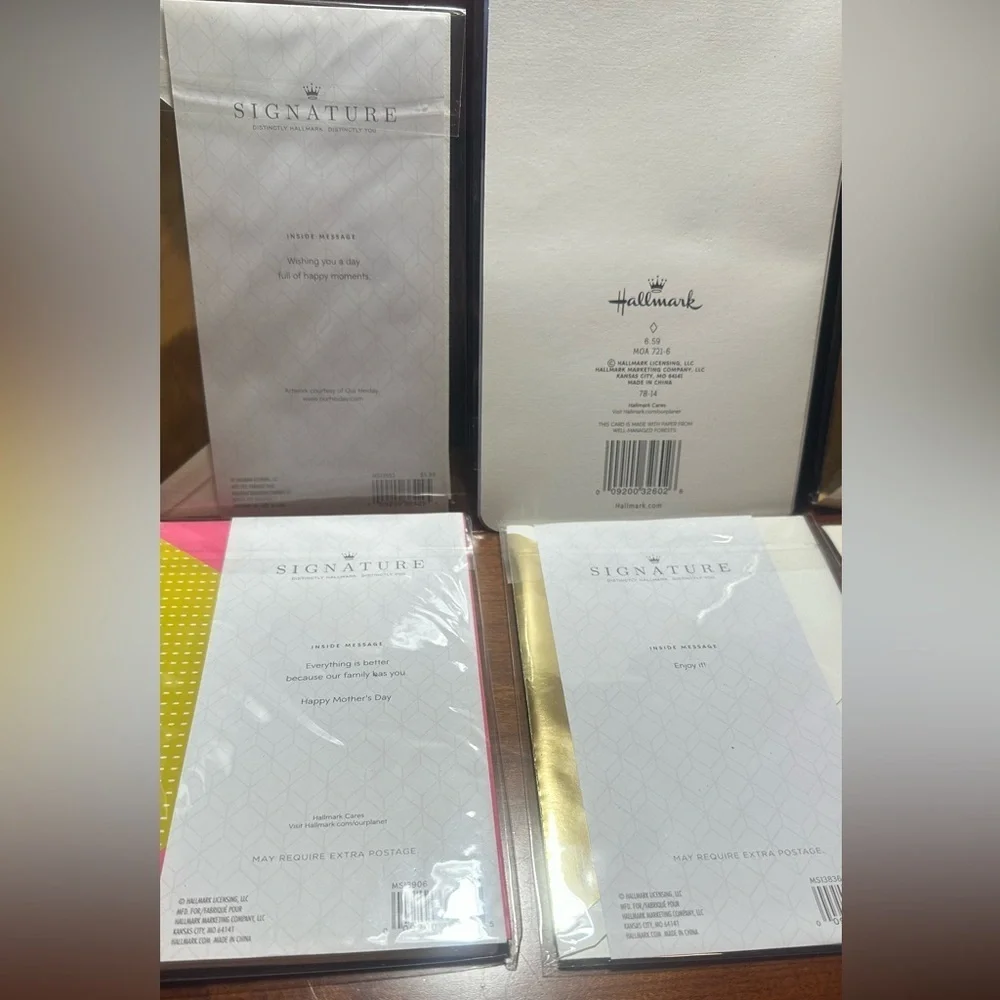 Hallmark signature cards