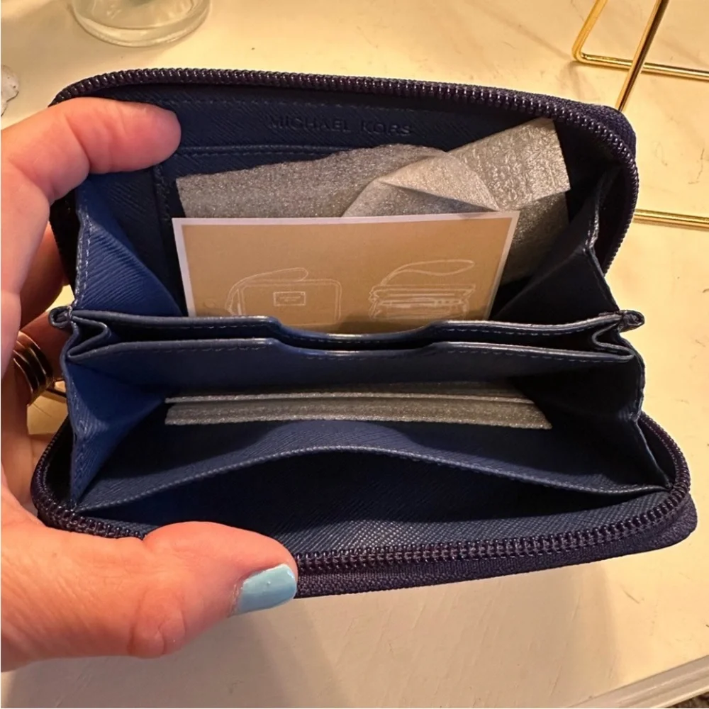 Michael Kors Navy Blue Wallet