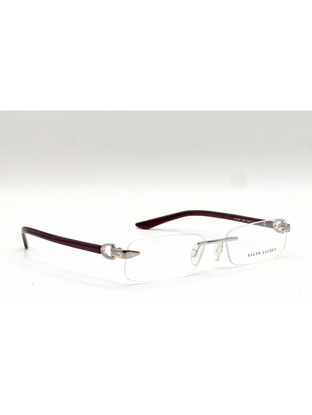 Ralph Lauren RL 5066 9049 Silver Full Rim Authentic Eyeglass Frames 52-16
