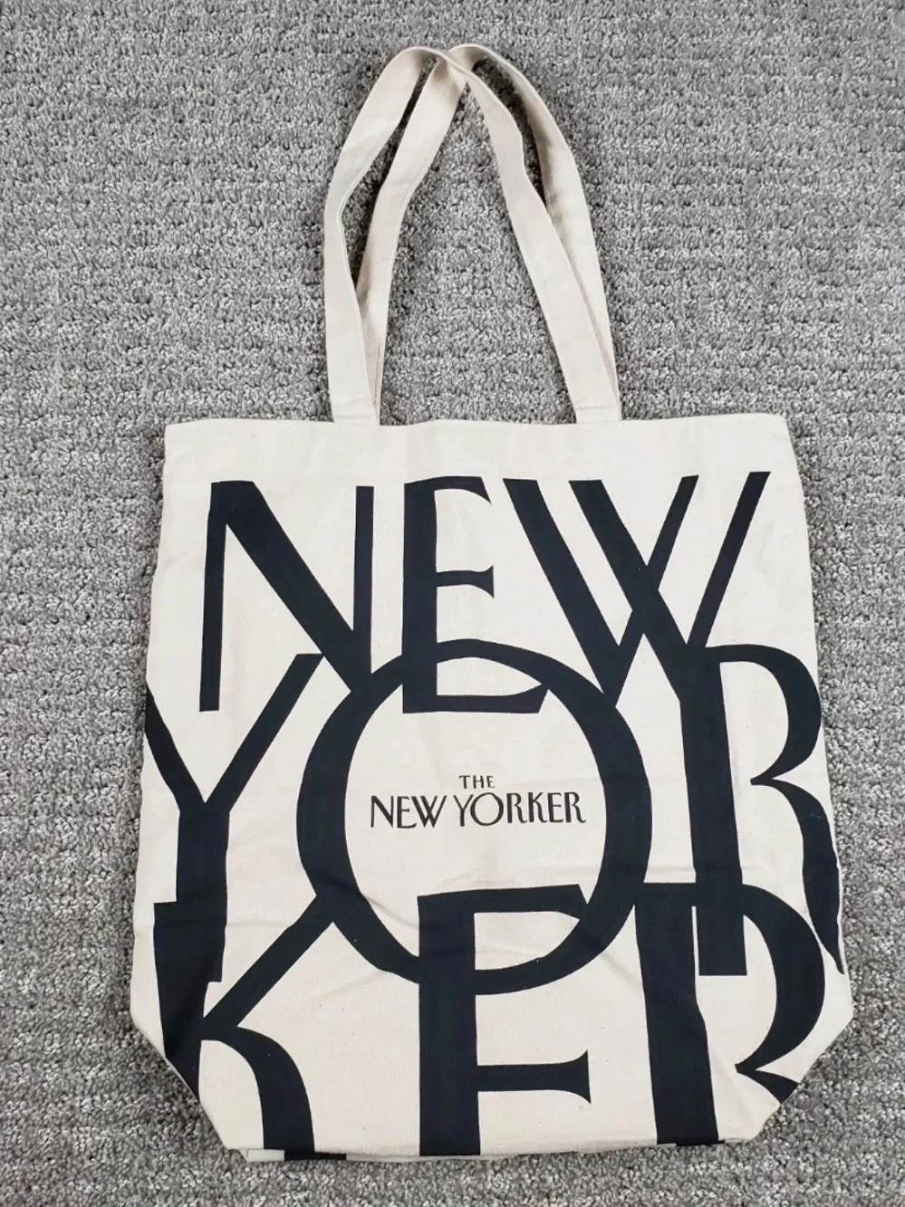 The New Yorker Canvas Tote Bag