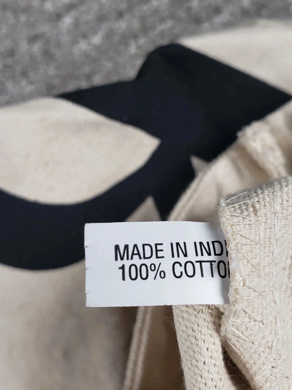 N/A cotton canvas