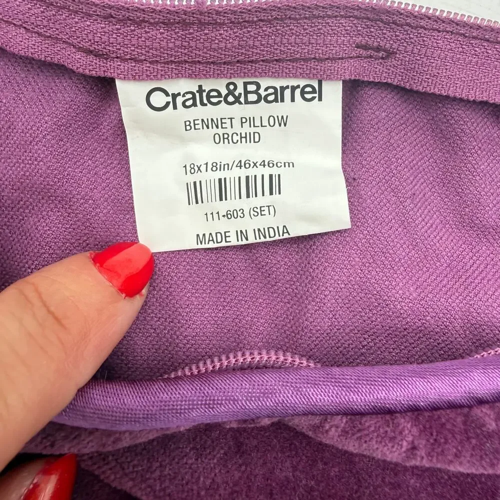 Crate&Barrel soft richly